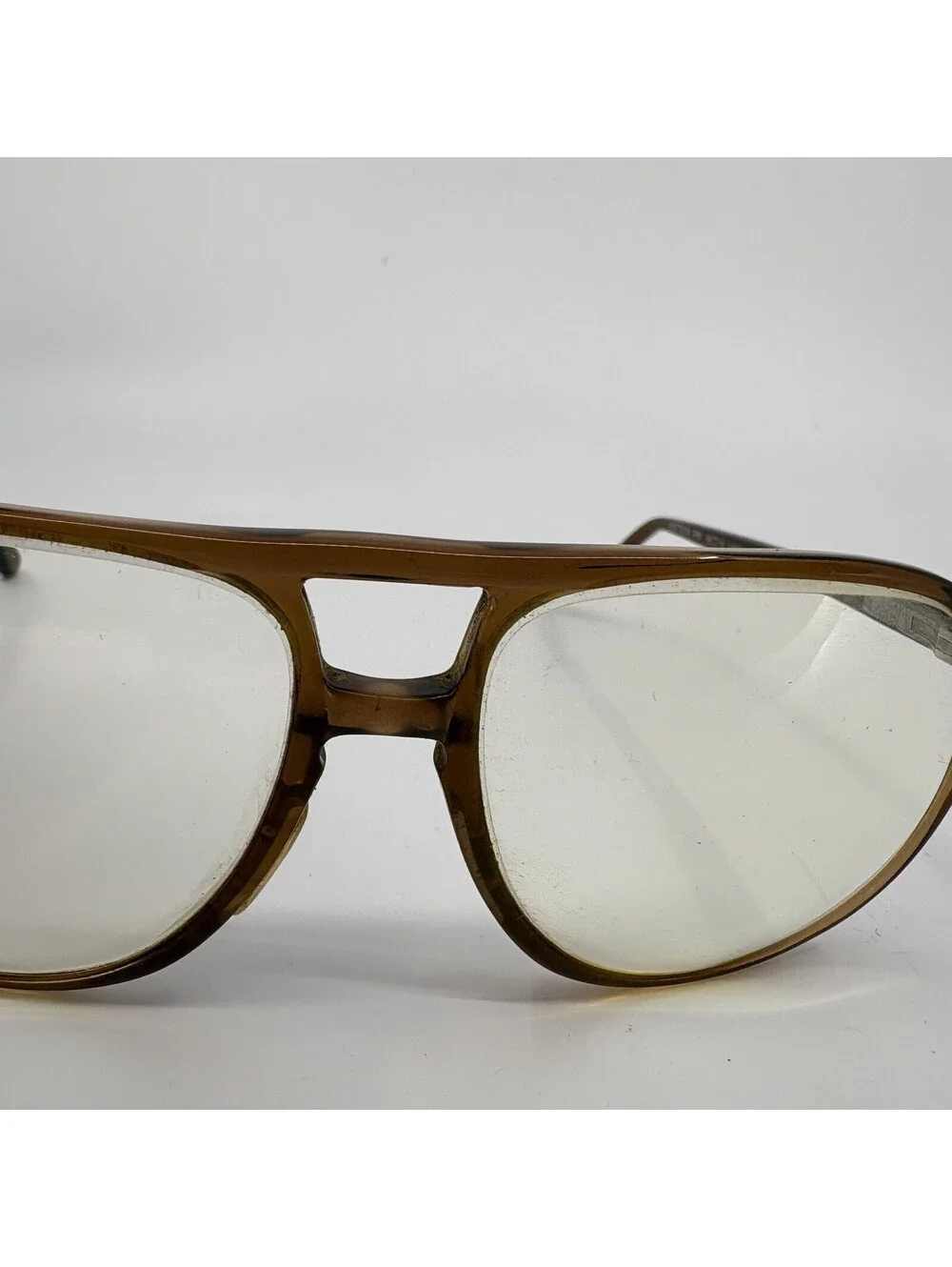 Stetson 39N Brown Hue Eyeglasses Frame Only 58-16 145mm China Vintage